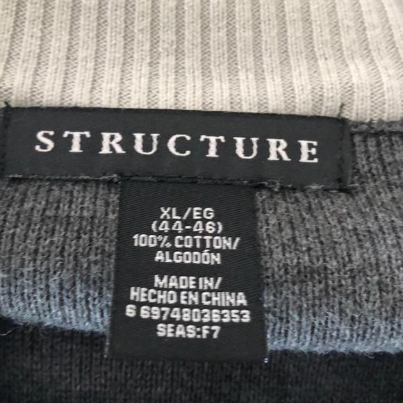 Structure Men’s zipper sweater - Picture 4 of 4